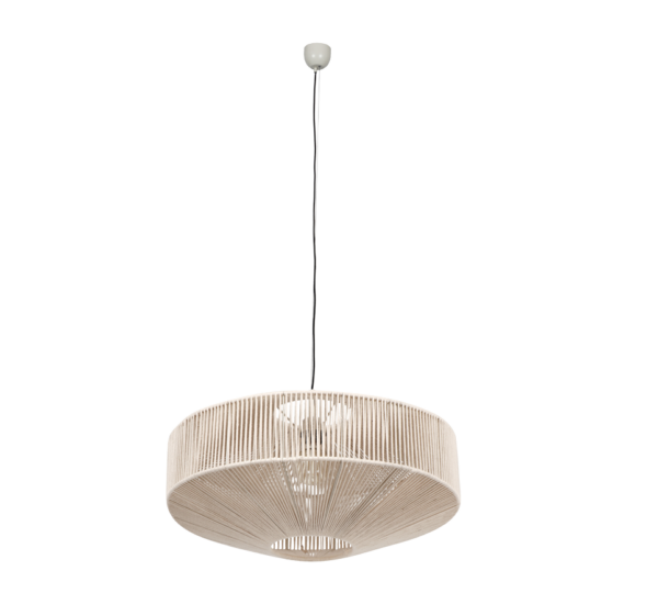 Κρεμαστό Φωτιστικό με Μπεζ Σχοινί Φ61 SVEA 1x E27 Trio Lighting – 364790144