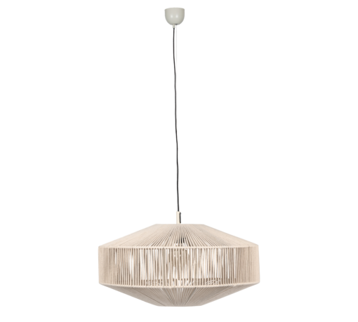 Κρεμαστό Φωτιστικό με Μπεζ Σχοινί Φ61 SVEA 1x E27 Trio Lighting – 364790144