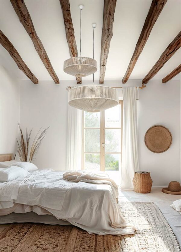 Κρεμαστό Φωτιστικό με Μπεζ Σχοινί Φ61 SVEA 1x E27 Trio Lighting – 364790144