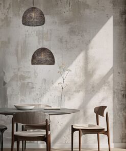 Κρεμαστό Φωτιστικό Καμπάνα Ορείχαλκος Αντικέ Μεταλλικό Πλέγμα Φ36 KAMARA 1x E27 Trio Lighting – 365290104