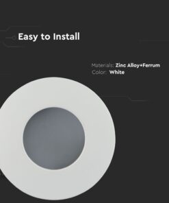 Φωτιστικό – Βάση Σποτ GU10 V-TAC Εξωτερική Στρογγυλή Λευκή IP54 – 3669