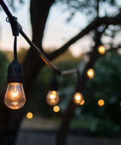 Καλώδιο Γιρλάντας 15m Μαύρο με 15xE27 Ντουί Αδιάβροχο IP65 V-TAC – 3673