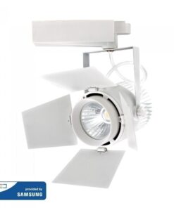 LED Φωτιστικό Ράγας Λευκό 33W V-TAC PRO Samsung Chip COB CRI >90 24°-60° 2640lm Θερμό Λευκό 3000K – 368