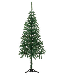 GloboStar® Crazy Christmas Χριστουγεννιάτικο Δέντρο SantaClaus Φ65 x Υ150εκ Πράσινο με Πλαστική Βάση