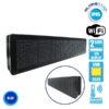 GloboStar® 90303 Κυλιόμενη Ψηφιακή Επιγραφή P10 LED SMD AC 220-240V με Wi-Fi – Αδιάβροχή IP54 – Διπλής Όψης – Μ104 x Π12 x Υ20cm Μπλε