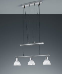 Κρεμαστό Φωτιστικό Trio Lighting LED 5W E14 Νίκελ Ματ Μεταλλικό 400lm 3000K  371010307