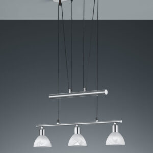 Κρεμαστό Φωτιστικό Trio Lighting LED 5W E14 Νίκελ Ματ Μεταλλικό 400lm 3000K  371010307