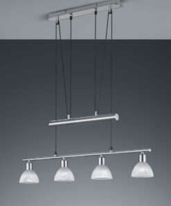 Κρεμαστό Φωτιστικό Trio Lighting LED 5W E14 Νίκελ Ματ Μεταλλικό 400lm 3000K 371010407