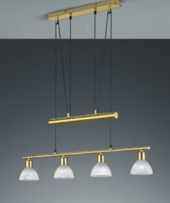 Κρεμαστό Φωτιστικό Trio Lighting LED 5W E14 Ορείχαλκος Ματ Μεταλλικό 400lm 3000K  371010408