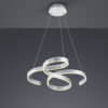 Κρεμαστό Φωτιστικό Trio Lighting LED 52W  Βουρτσισμένο Αλουμίνιο Μεταλλικό Step Dimmable 6500lm 3000K  371310105