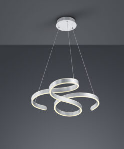 Κρεμαστό Φωτιστικό Trio Lighting LED 52W  Βουρτσισμένο Αλουμίνιο Μεταλλικό Step Dimmable 6500lm 3000K  371310105