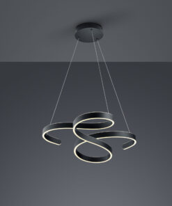 Κρεμαστό Φωτιστικό Trio Lighting LED 52W Ανθρακί Μεταλλικό Step Dimmable 6500lm 3000K 371310142