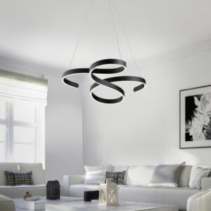 Κρεμαστό Φωτιστικό Trio Lighting LED 52W  Ανθρακί Μεταλλικό Step Dimmable 6500lm 3000K  371310142
