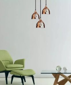 Κρεμαστό Φωτιστικό Οροφής Μεταλλικό Σφυρήλατο με Rose Gold σώμα V-TAC – 3714