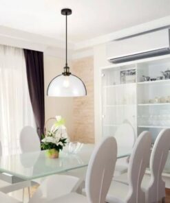 Κρεμαστό Φωτιστικό Οροφής Γυαλί + Μέταλλο με Διάφανο γυαλί σώμα V-TAC – 3737