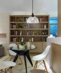 Κρεμαστό Φωτιστικό Οροφής Γυαλί + Μέταλλο με Διάφανο γυαλί σώμα V-TAC – 3737