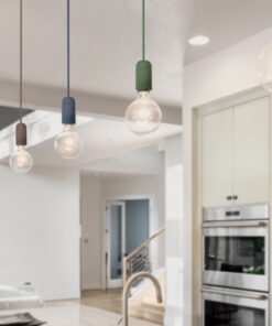 Κρεμαστό Φωτιστικό Οροφής Μονόφωτο E27 Τσιμέντο Κίτρινο V-TAC – 3745