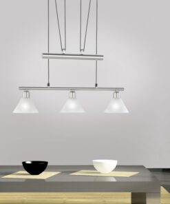 Κρεμαστό Φωτιστικό Trio Lighting E14 Νίκελ Ματ Μεταλλικό 3751031-07