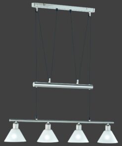 Κρεμαστό Φωτιστικό Trio Lighting E14 Νίκελ Ματ Μεταλλικό 3751041-07