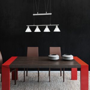 Κρεμαστό Φωτιστικό Trio Lighting   E14 Νίκελ Ματ Μεταλλικό    3751041-07