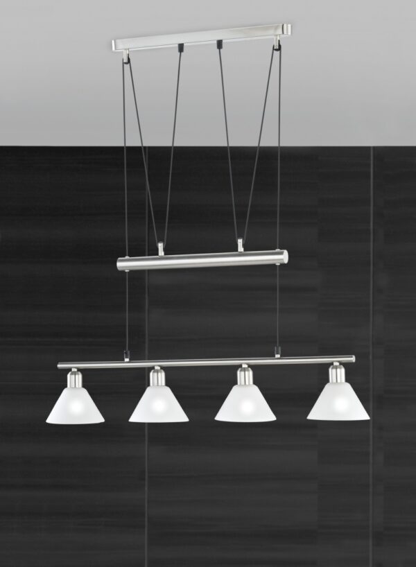 Κρεμαστό Φωτιστικό Trio Lighting   E14 Νίκελ Ματ Μεταλλικό    3751041-07