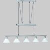 Κρεμαστό Φωτιστικό Trio Lighting   E14 Νίκελ Ματ Μεταλλικό    3751051-07