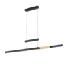 Κρεμαστό Φωτιστικό Trio Lighting  LED 45W Μαύρο Ματ Μεταλλικό Step Dimmable 5300lm  2700K – 5000K – 375310502