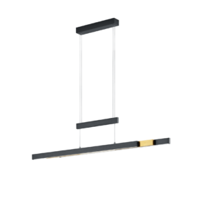 Κρεμαστό Φωτιστικό Trio Lighting  LED 45W Μαύρο Ματ Μεταλλικό Step Dimmable 5300lm  2700K – 5000K – 375310502