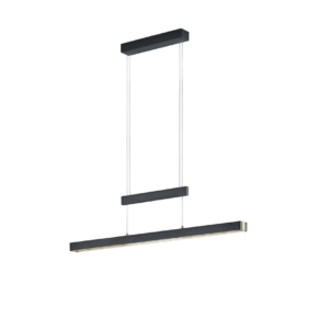 Κρεμαστό Φωτιστικό Trio Lighting  LED 45W Μαύρο Ματ Μεταλλικό Step Dimmable 5300lm  2700K – 5000K – 375310502