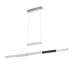 Κρεμαστό Φωτιστικό Trio Lighting  LED 45W Βουρτσισμένο Αλουμίνιο Μεταλλικό Step Dimmable 5300lm  2700K – 5000K – 375310505