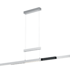 Κρεμαστό Φωτιστικό Trio Lighting LED 45W Βουρτσισμένο Αλουμίνιο Μεταλλικό Step Dimmable 5300lm 2700K – 5000K – 375310505