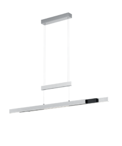 Κρεμαστό Φωτιστικό Trio Lighting LED 45W Βουρτσισμένο Αλουμίνιο Μεταλλικό Step Dimmable 5300lm 2700K – 5000K – 375310505