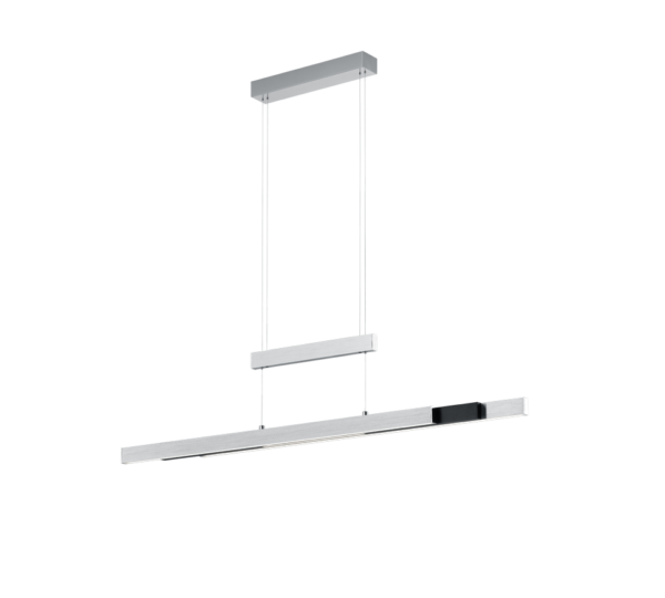 Κρεμαστό Φωτιστικό Trio Lighting  LED 45W Βουρτσισμένο Αλουμίνιο Μεταλλικό Step Dimmable 5300lm  2700K – 5000K – 375310505