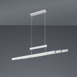 Κρεμαστό Φωτιστικό Trio Lighting LED 42W  Νίκελ Ματ Μεταλλικό Step Dimmable 4000lm 2700K – 5000K  375310507