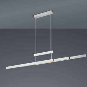 Κρεμαστό Φωτιστικό Trio Lighting LED 42W  Νίκελ Ματ Μεταλλικό Step Dimmable 4000lm 2700K – 5000K  375310507