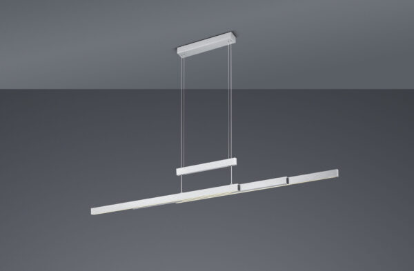 Κρεμαστό Φωτιστικό Trio Lighting LED 42W  Νίκελ Ματ Μεταλλικό Step Dimmable 4000lm 2700K – 5000K  375310507