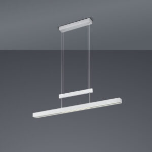 Κρεμαστό Φωτιστικό Trio Lighting LED 42W  Νίκελ Ματ Μεταλλικό Step Dimmable 4000lm 2700K – 5000K  375310507