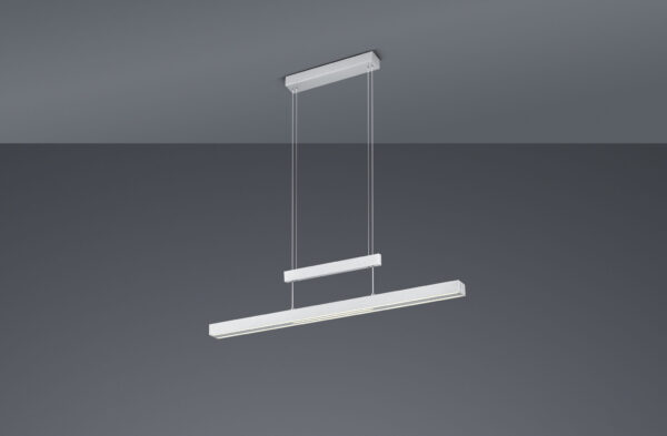 Κρεμαστό Φωτιστικό Trio Lighting LED 42W  Νίκελ Ματ Μεταλλικό Step Dimmable 4000lm 2700K – 5000K  375310507