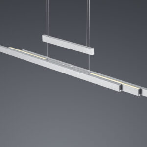 Κρεμαστό Φωτιστικό Trio Lighting LED 42W  Νίκελ Ματ Μεταλλικό Step Dimmable 4000lm 2700K – 5000K  375310507