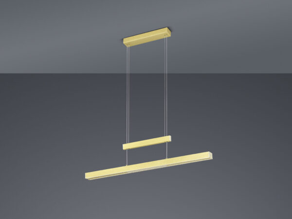 Κρεμαστό Φωτιστικό Trio Lighting LED 42W  Ορείχαλκος Ματ Μεταλλικό Step Dimmable 4000lm 2700K – 5000K  375310508