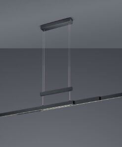 Κρεμαστό Φωτιστικό Trio Lighting LED 42W Μαύρο Ματ Μεταλλικό Step Dimmable 4000lm 2700K – 5000K 375310532