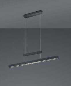 Κρεμαστό Φωτιστικό Trio Lighting LED 42W Μαύρο Ματ Μεταλλικό Step Dimmable 4000lm 2700K – 5000K 375310532