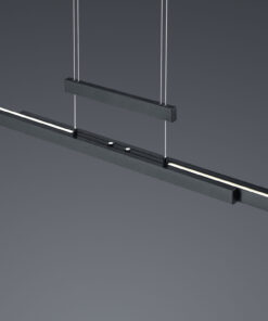 Κρεμαστό Φωτιστικό Trio Lighting LED 42W Μαύρο Ματ Μεταλλικό Step Dimmable 4000lm 2700K – 5000K 375310532