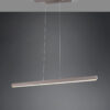 Κρεμαστό Φωτιστικό Up-Down Trio Lighting LED 44W  Νίκελ Ματ Μεταλλικό Step Dimmable 4400lm 3000K  375510407