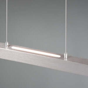 Κρεμαστό Φωτιστικό Up-Down Trio Lighting LED 44W  Νίκελ Ματ Μεταλλικό Step Dimmable 4400lm 3000K  375510407