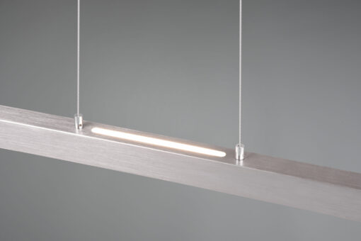 Κρεμαστό Φωτιστικό Up-Down Trio Lighting LED 44W  Νίκελ Ματ Μεταλλικό Step Dimmable 4400lm 3000K  375510407