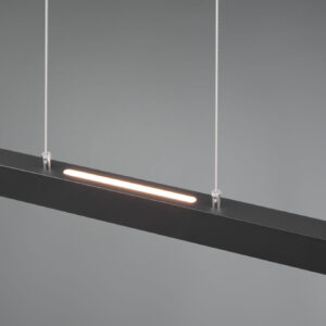 Κρεμαστό Φωτιστικό Up-Down Trio Lighting LED 44W  Μαύρο Ματ Μεταλλικό Step Dimmable 4400lm 3000K  375510432