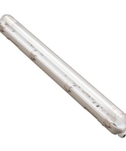 ΦΩΤΙΣΤΙΚΟ ΣΤΕΓΑΝΟ ΓΙΑ LED TUBE ME INOX CLIPS 1×1.20m EUROLAMP 147-56061
