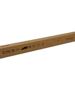 LED Γραμμικό Κρεμαστό Φωτιστικό 120cm Ασημί Up Down Linkable 60W V-TAC PRO Samsung Chip 6000lm 120° Φυσικό Λευκό 4000K – 378