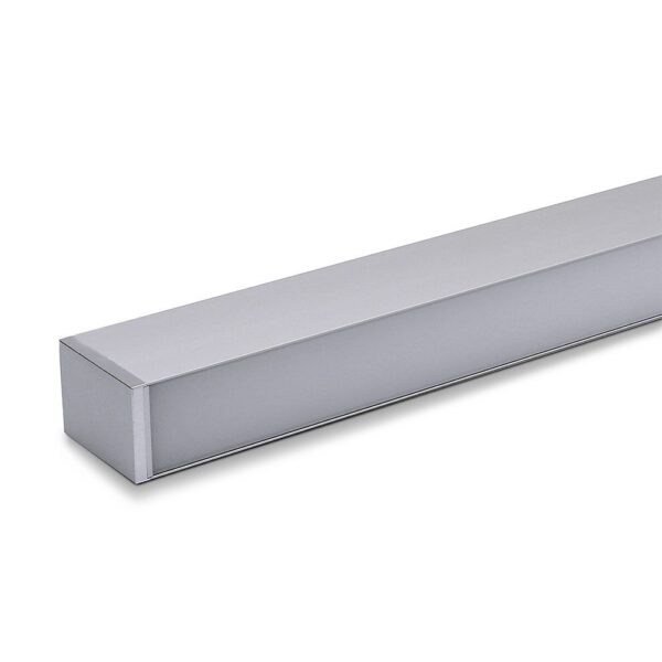 LED Γραμμικό Κρεμαστό Φωτιστικό 120cm Ασημί Up Down Linkable 60W V-TAC PRO Samsung Chip 6000lm 120° Φυσικό Λευκό 4000K – 378